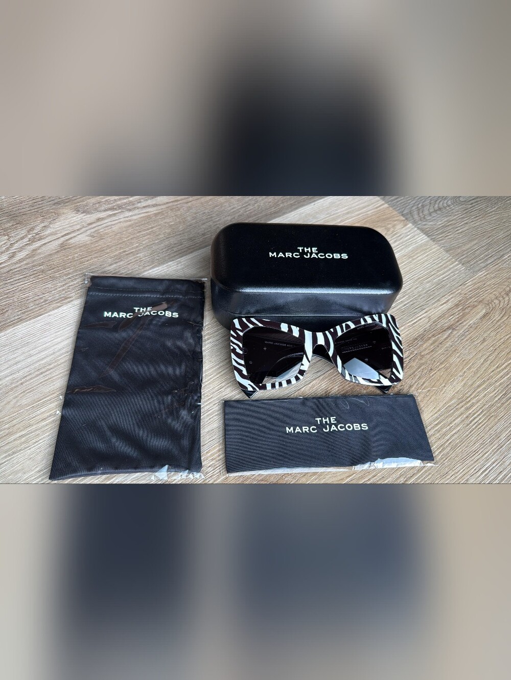 Marc Jacobs MARC 761/S, Pttr Black White/Grey Azure Gradient, Size52X23X140 - Picture 5 of 9